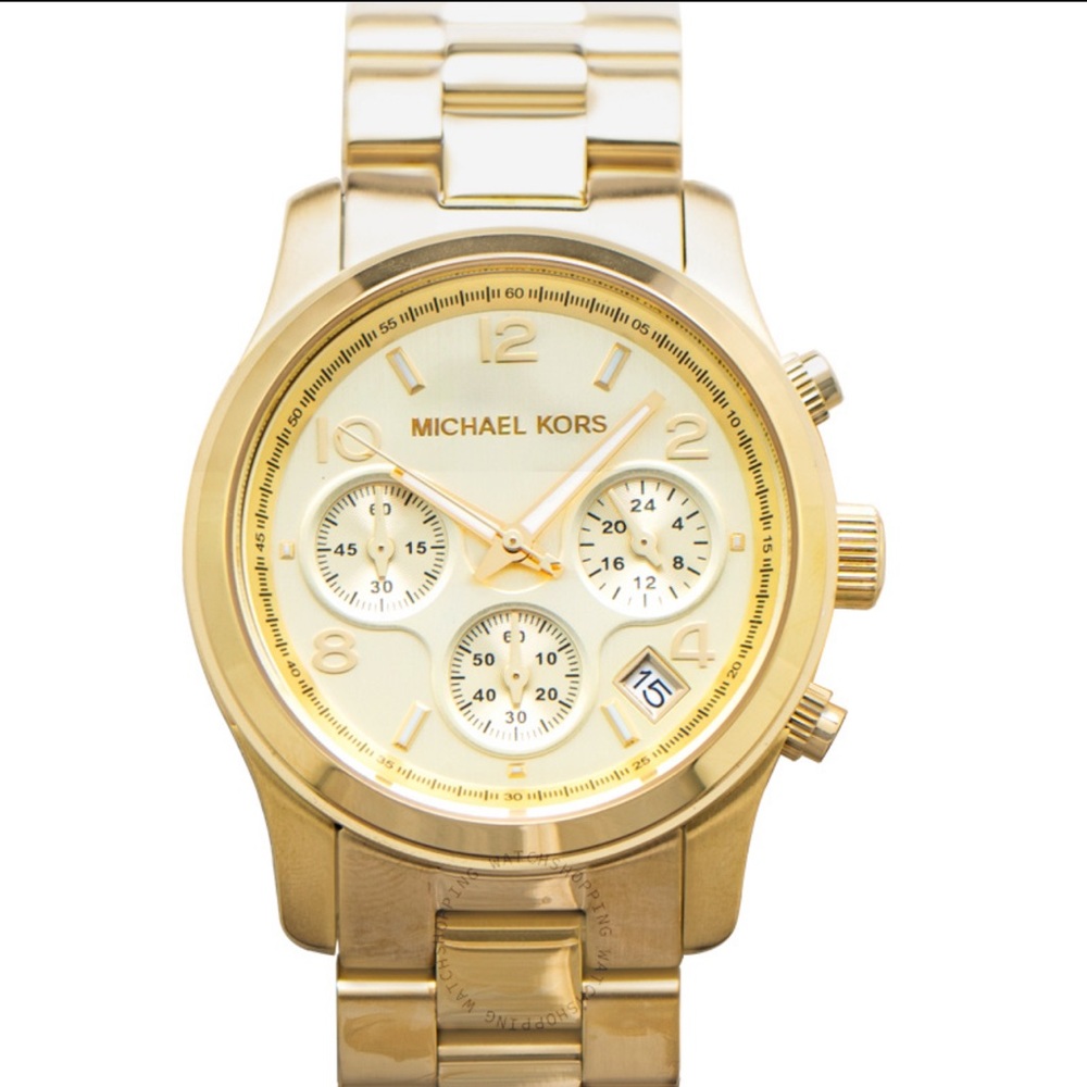 Michael Kors Chronograph Gold-tone Unisex Watch